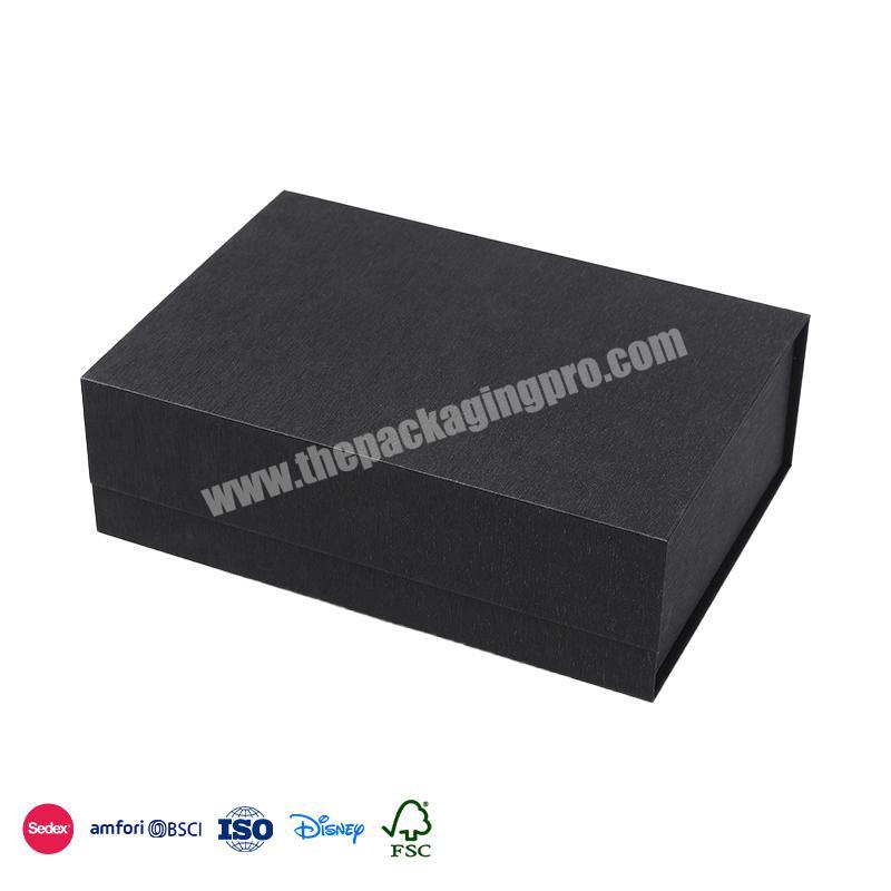 Best Selling Promotional Price Ribbon decoration with Christmas elements Christmas magnetic flip top gift box