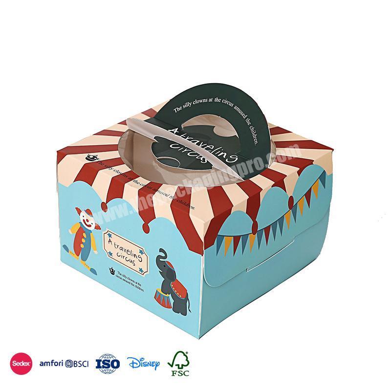 Best Selling Quality existing Cartoon color large capacity with integrated folding bracelet box cake