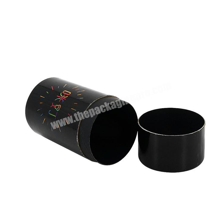 personalize Best Selling Tall Hat Tube Cheap OEM Round Tube Rigid Cylinder Perfume Box Black Fragrance Gift Boxes
