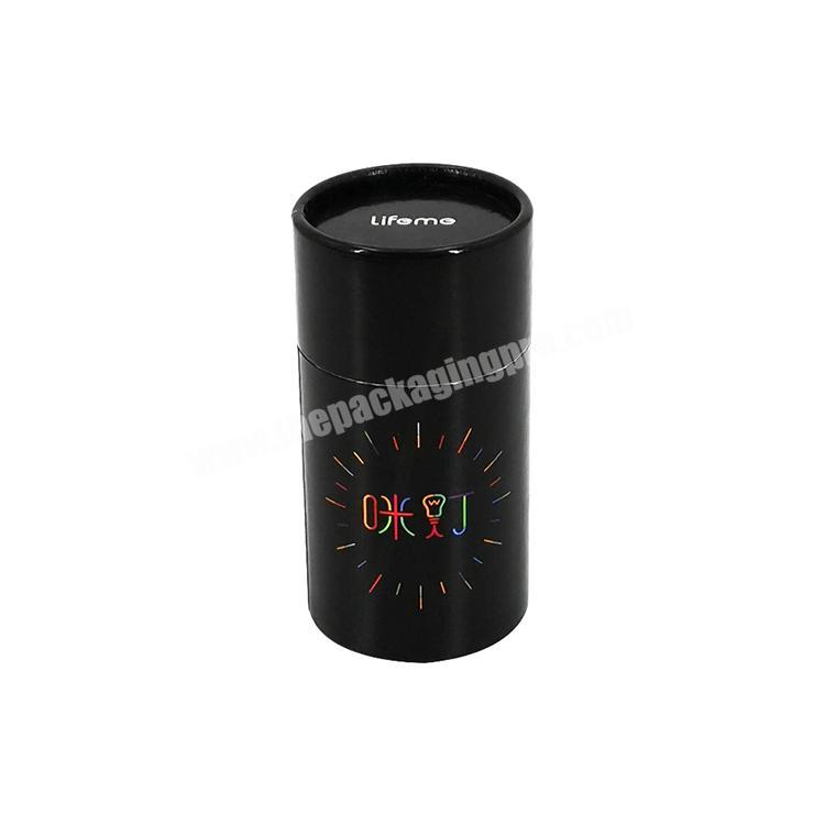 Best Selling Tall Hat Tube Cheap OEM Round Tube Rigid Cylinder Perfume Box Black Fragrance Gift Boxes wholesaler