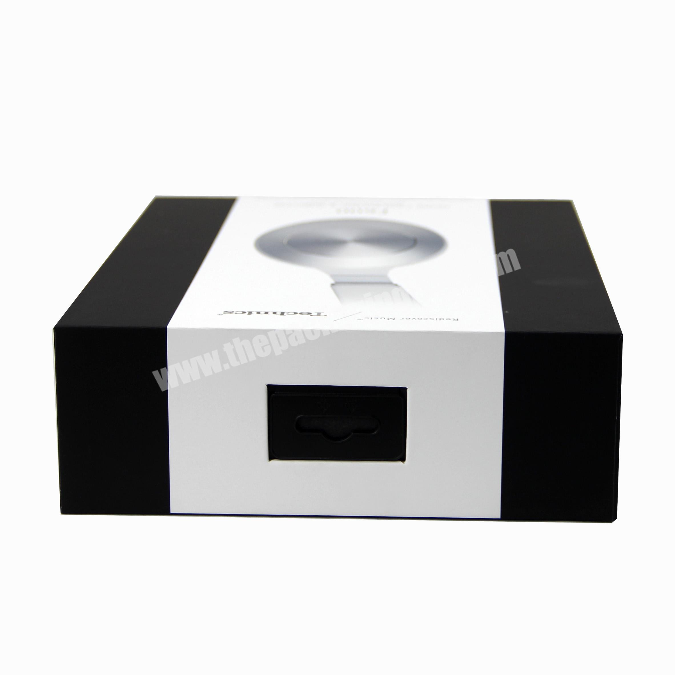 Best price electronic product paper gift packaging box with logo
