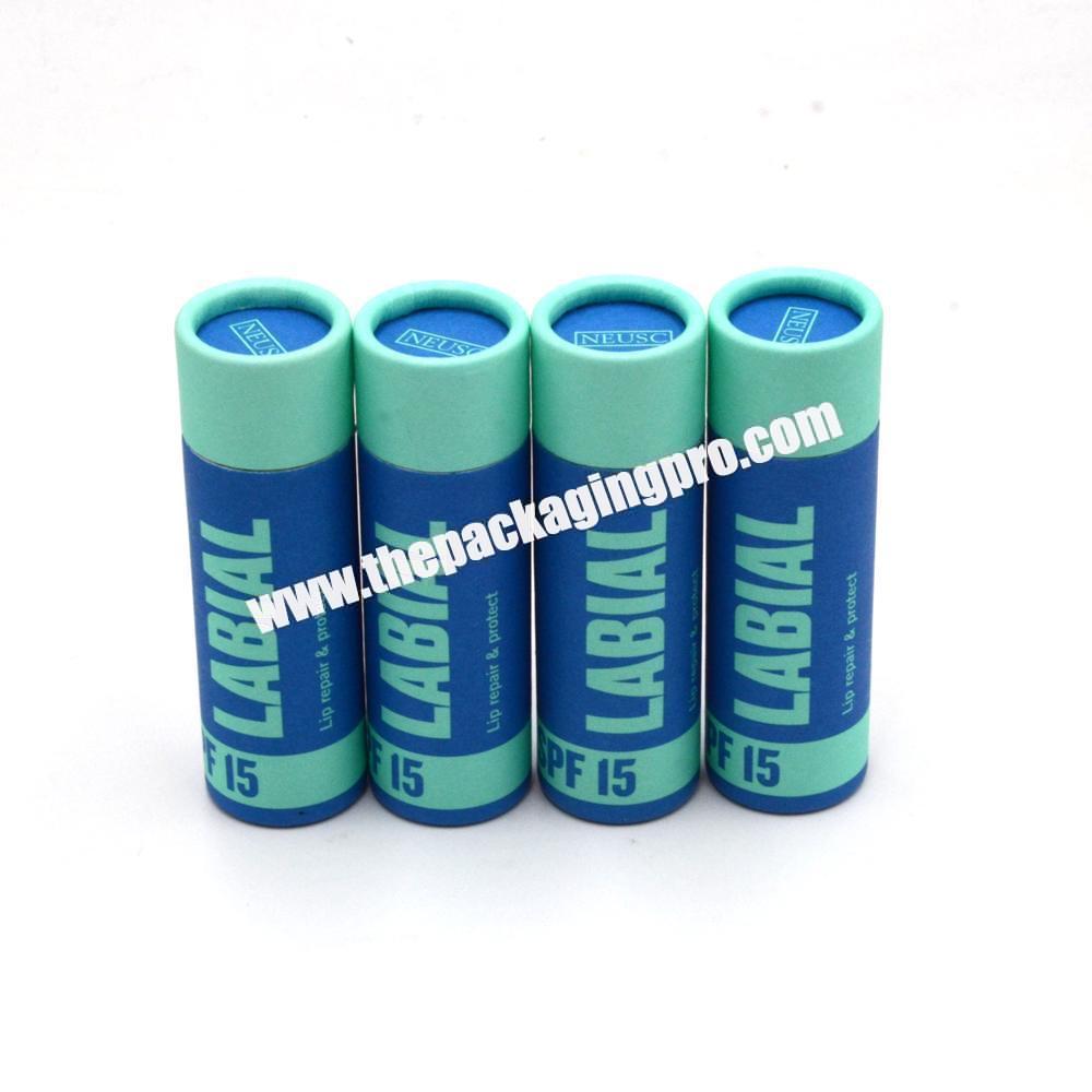 Cylinder Kraft Round Paper Tube Packaging Cardboard Push Up Paper deodorant Tube
