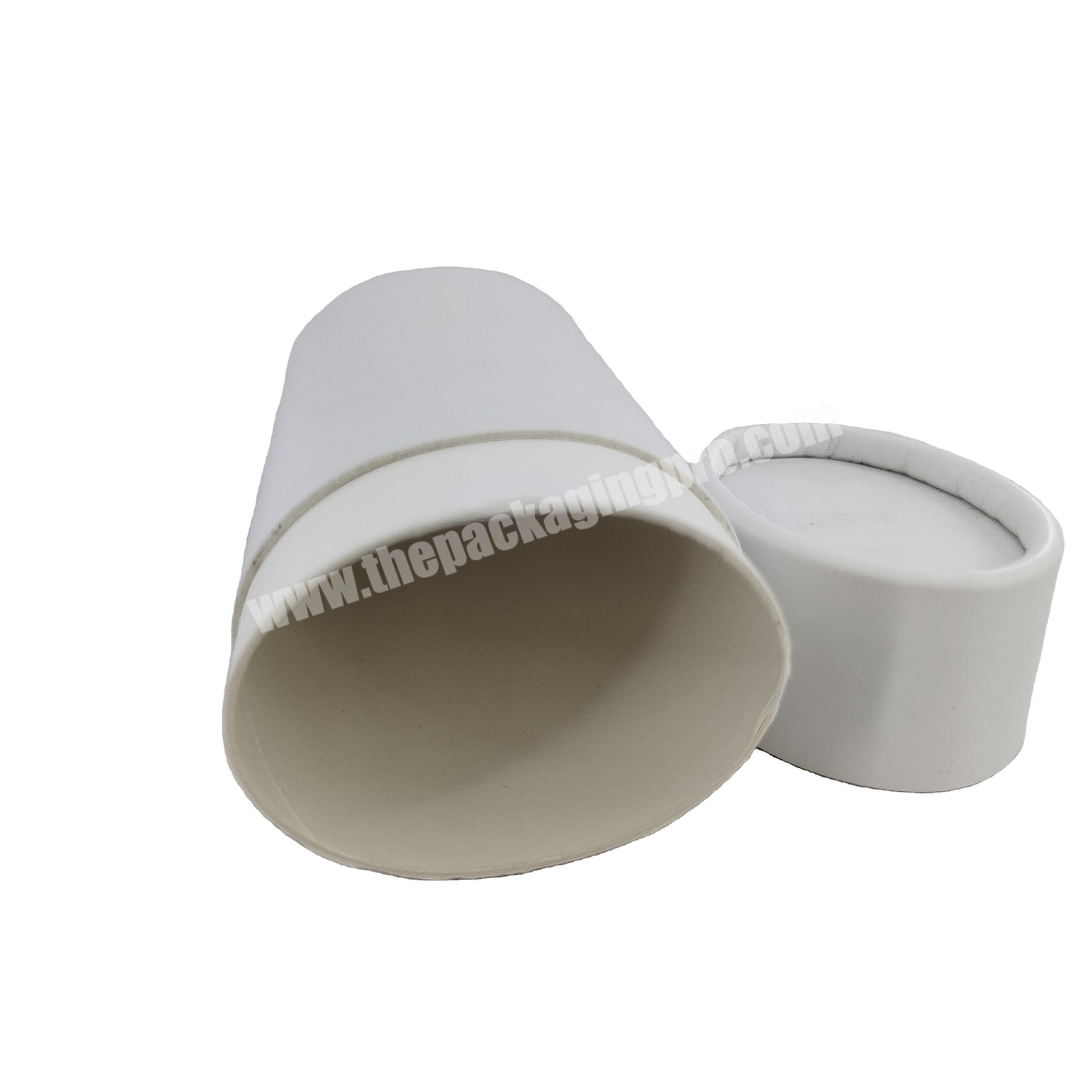 Biodegradable Eco Friendly Custom Cardboard Oval Push Up Deodorant container