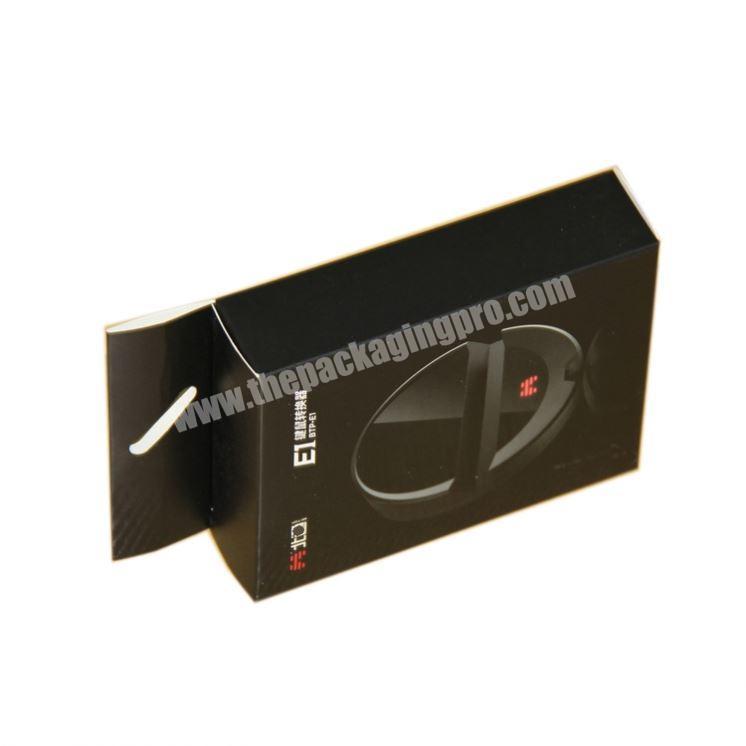 Black Custom Headphone Packaging Boxes with Logo