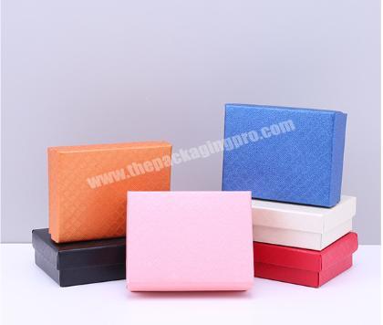 Black  Custom Logo  Cardboard Paper Gift  Packaging Box Customized Luxury Jewelry Box Packaging Box