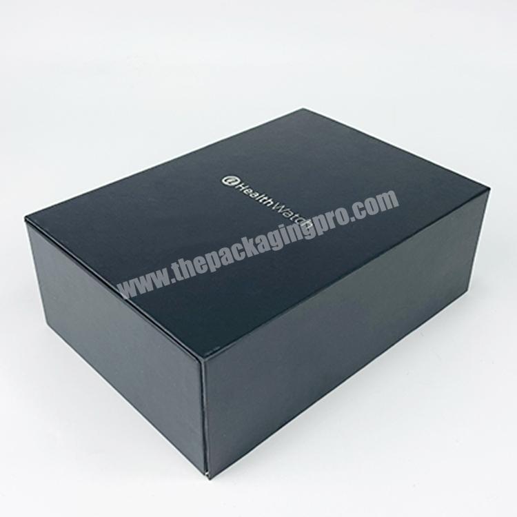 Black Electronic Device Health Watch Box Packaging