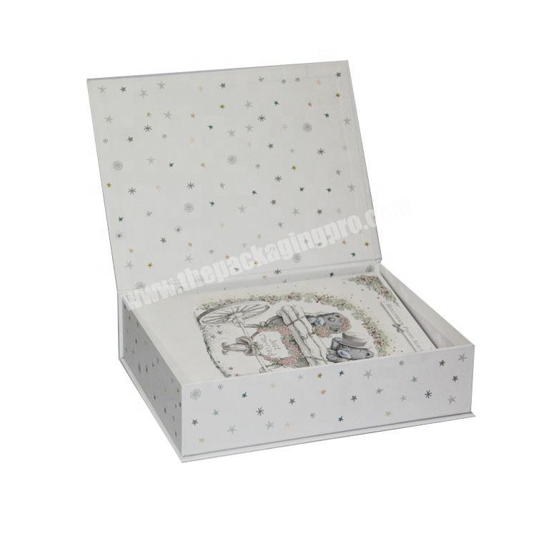 Boutique Customized High-grade Gift Box with Logo Printed Packaging Paper Box for Photo Album