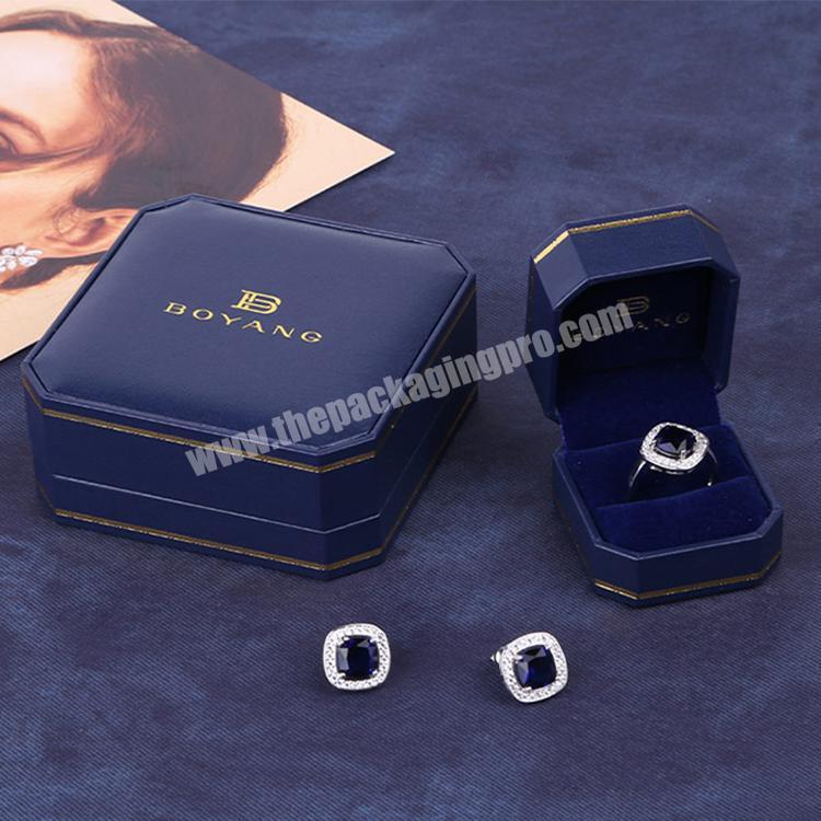 Boyang Unique Design Paper Jewelry Gift Boxes Empty Ring Box Custom Logo