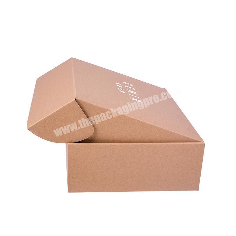 Bulk Cheap Custom Logo Printed Kraft Shipping Boxes Corrugated Paper Box