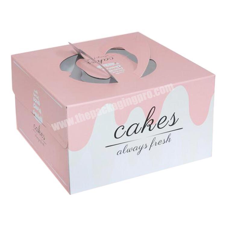 Cardboard cake box packaging