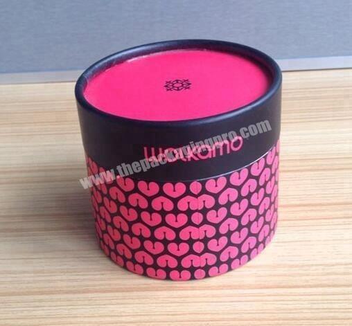 Cardboard cylinder round cosmetic packaging box