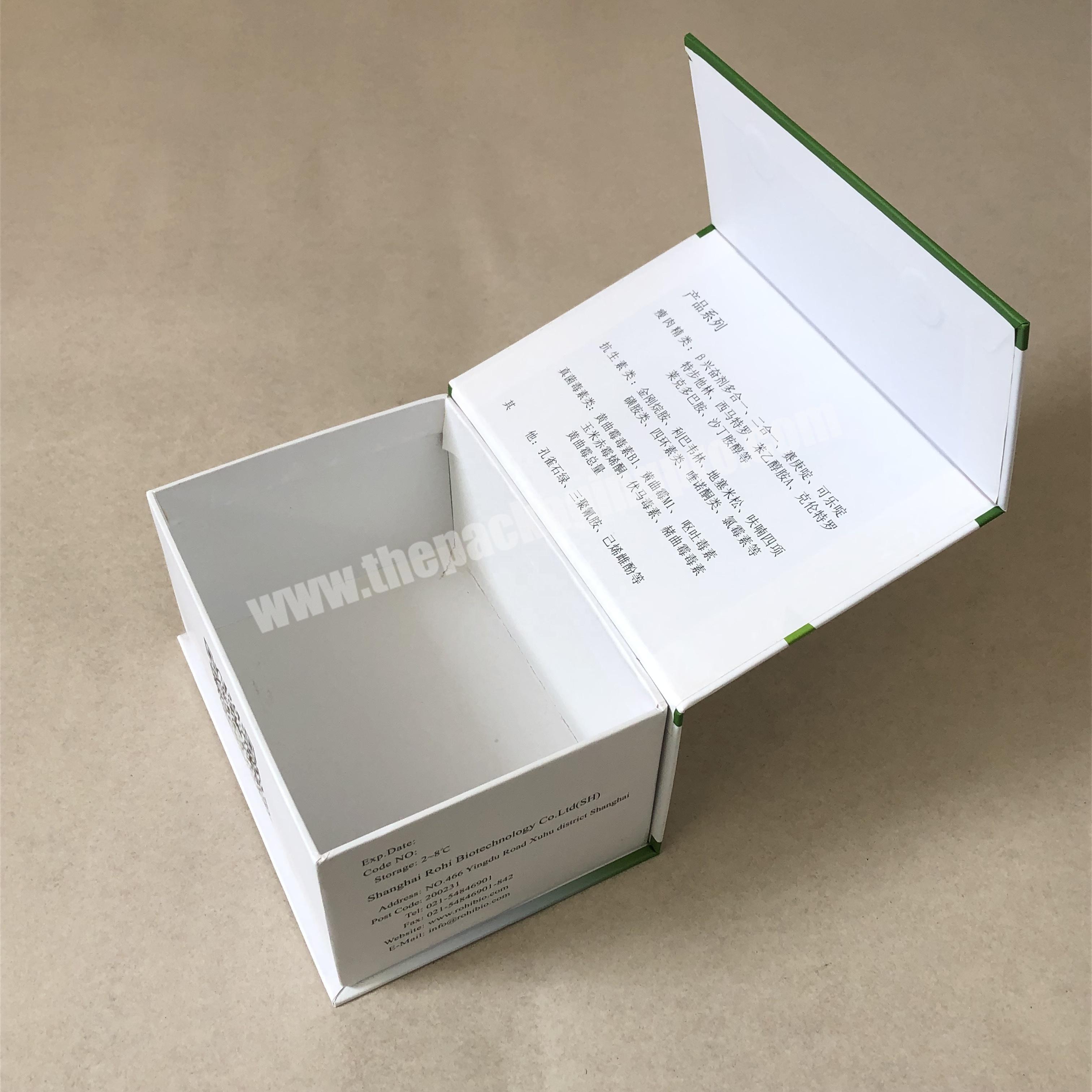 Cardboard drinkware and tableware packaging boxes with magnet flap