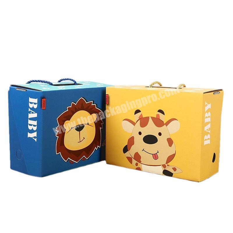 Cartoon Box Packing Paper Package Box Customized 3D Print Shipping Mailer Box