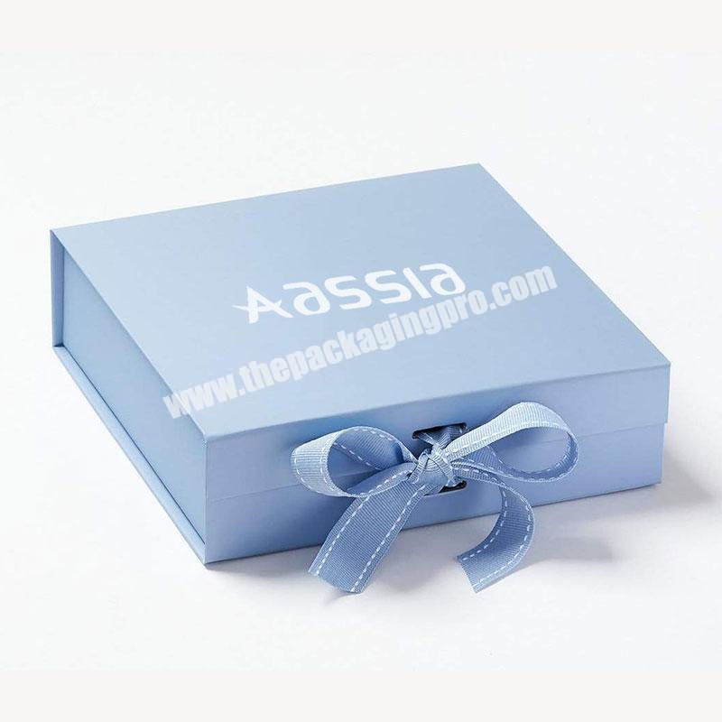 Custom Luxury Rigid Cardboard Portable Magnetic Foldable Flower Gift Box Packaging With Logo