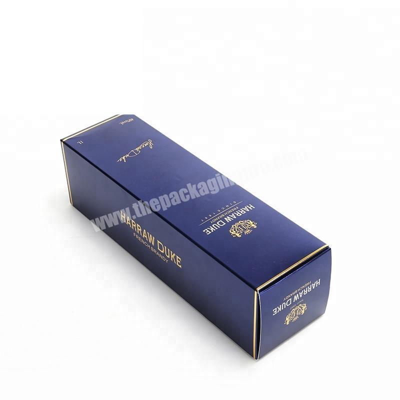 Cheap Custom Luxury Art Paper Packaging Wine Gift Box, Wholesale Cardboard Foldable Single Wine Glass Box