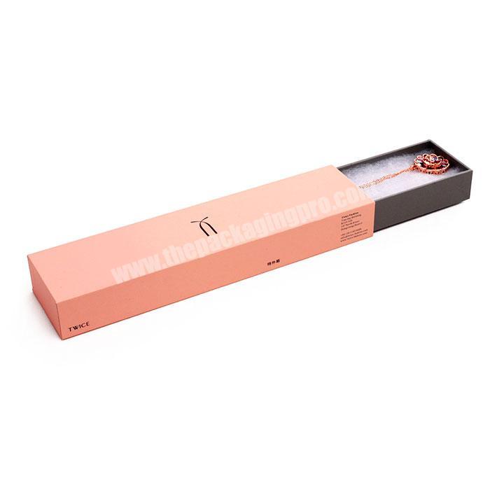 Cheap Price Custom Logo Printed pink Cardboard Gift Jewelry Box