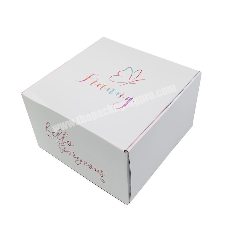 Cheap Recycled Custom Carton Postal Paper Mailer Box Cosmetic Packaging Corrugated Box With Logo