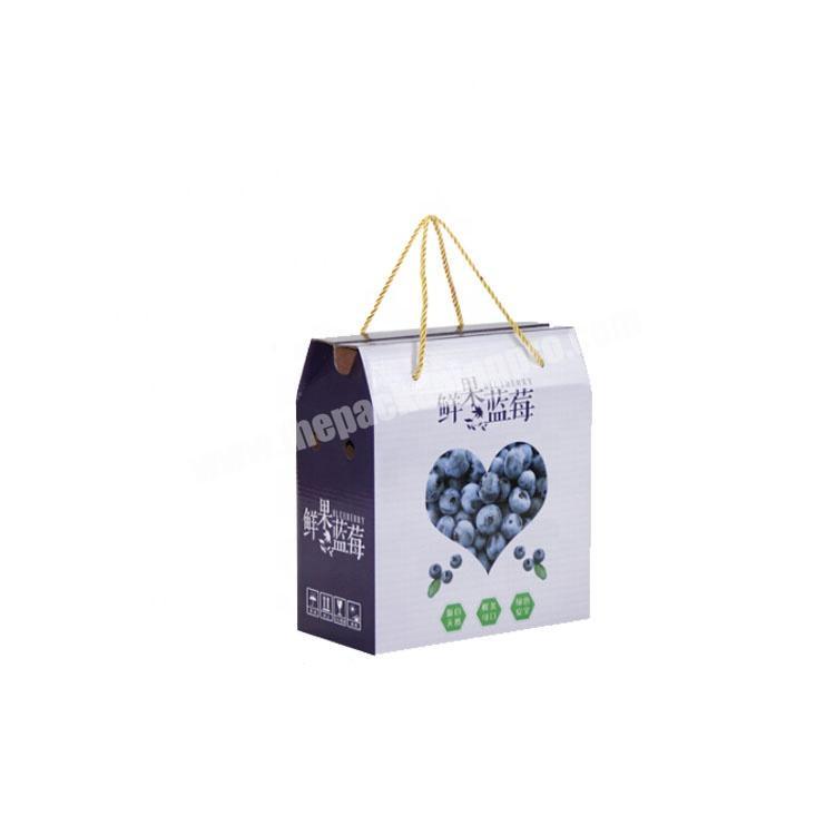 Cheap Wholesale Order Accepted Fruit Box Packing Blueberry Packing Carton Gift Box