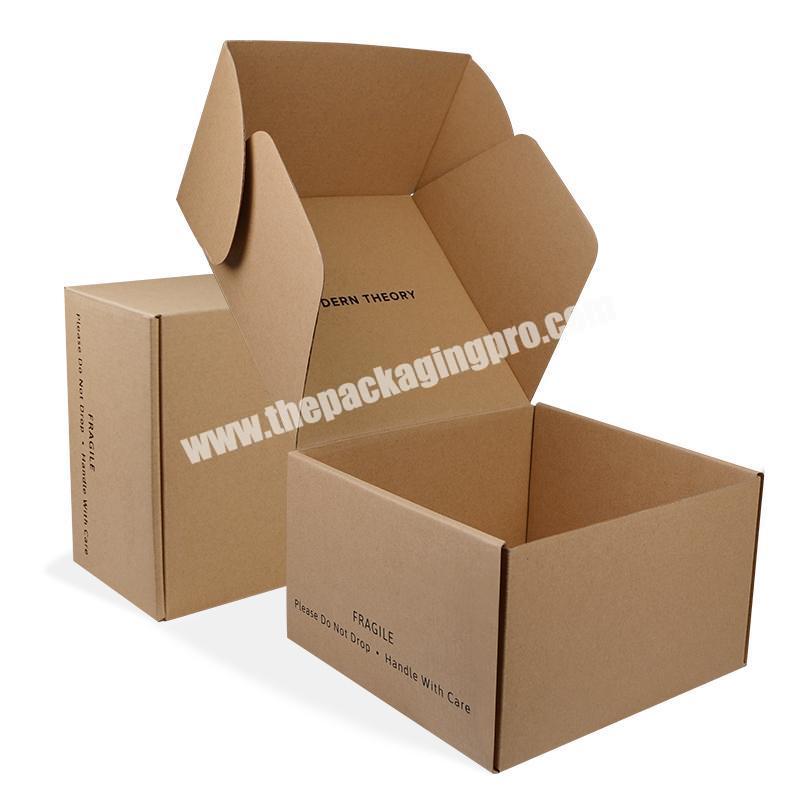 Cheap recyclable customized logo gift kraft paper packaging box