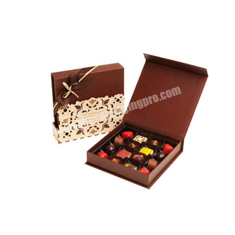 China   hot sale  Recycled Cardboard Packaging chocolate paper box with  customizable your own Logo