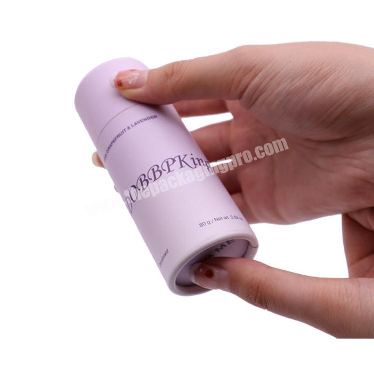 China Big Factory Good Price Lipstick Deodorant CardboardTube paper Lip Balm Push Up Containers
