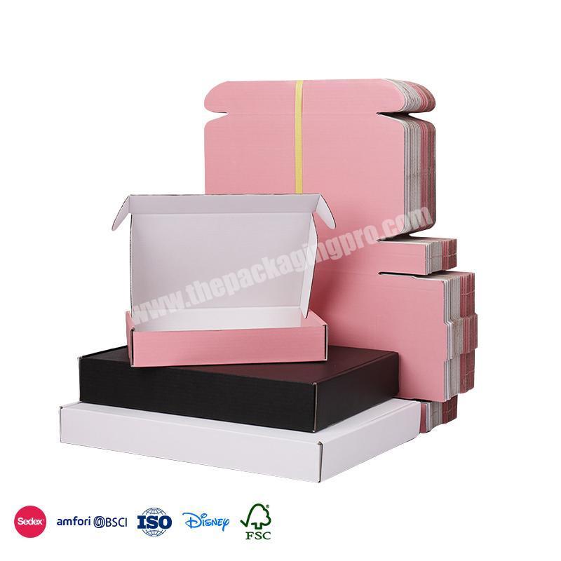 China Big Factory Good Price Regular Size Flap Double Layered Edge with Logo unique gift box packaging