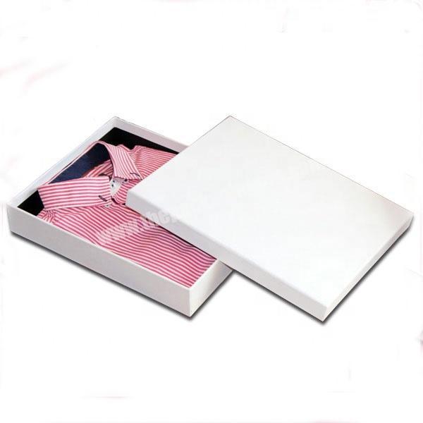 China Manufacturer Custom White Gift Paper Cardboard Box For Suit