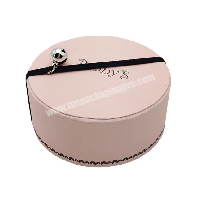 China factory customized hot sale small cardboard ring earring round jewelry box