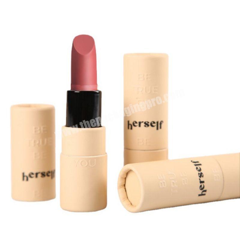 Chinese wholesale kraft lip balm tubes luxury lipstick packaging halloween lipgloss tubes