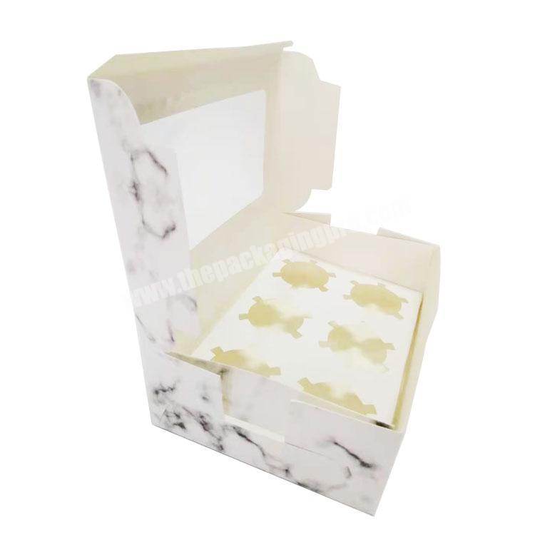 Clear Window Gift Box Wedding Chocolate Candy Cake Paper Packaging Box