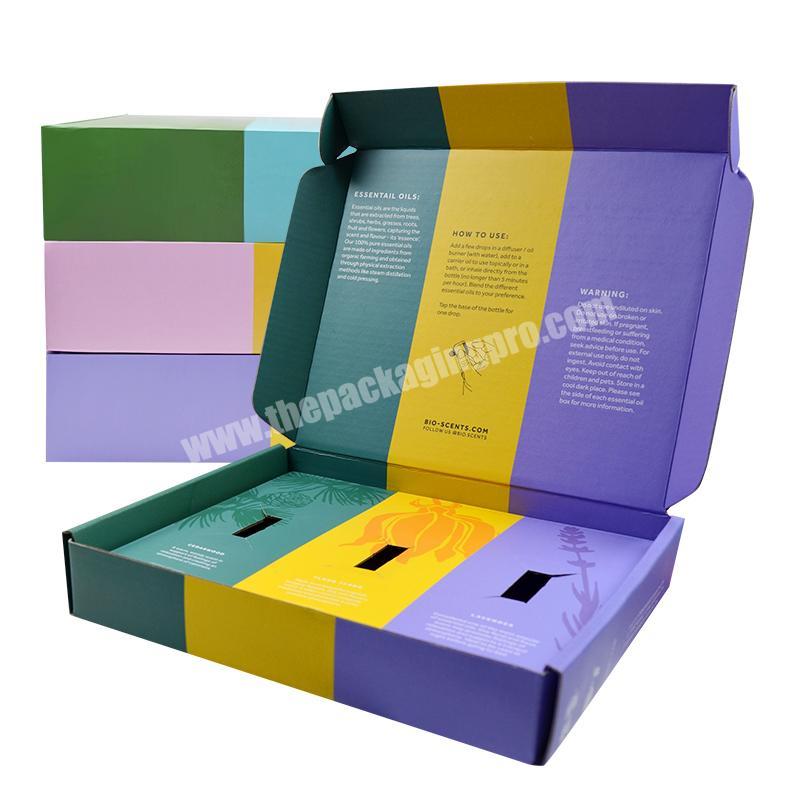 Colorful Customized Perfume Package Corrugated Shipping Boxes