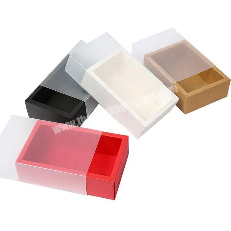 Competitive Price Hot sale Eyelash Sliding Drawer Box Kraft Paper Display Holographic Colorful Paper Box