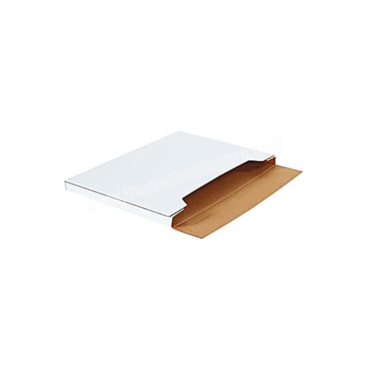 Corrugated Cardboard Easy-Fold Book Wrappers Adjustable Height Mailers Multi-Depth Easy Fold Mailing Boxes