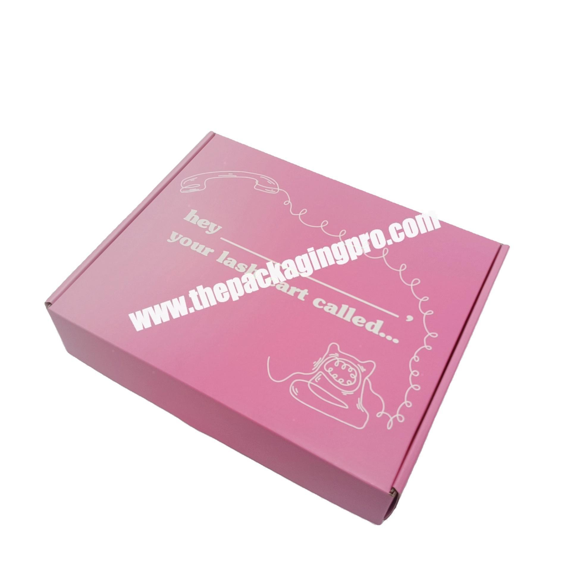 Wholesale customized corrugated mailer paper box for skirt packaging