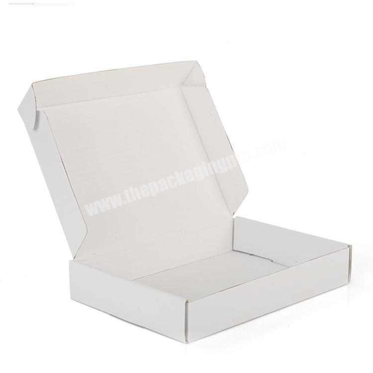Corrugated cardboard mailing Matte white mailer boxes for packiging