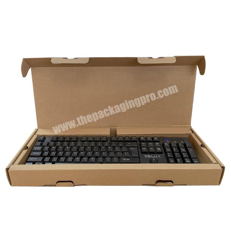 Corrugated shipping Computer keyboard paper boxes custom logo
