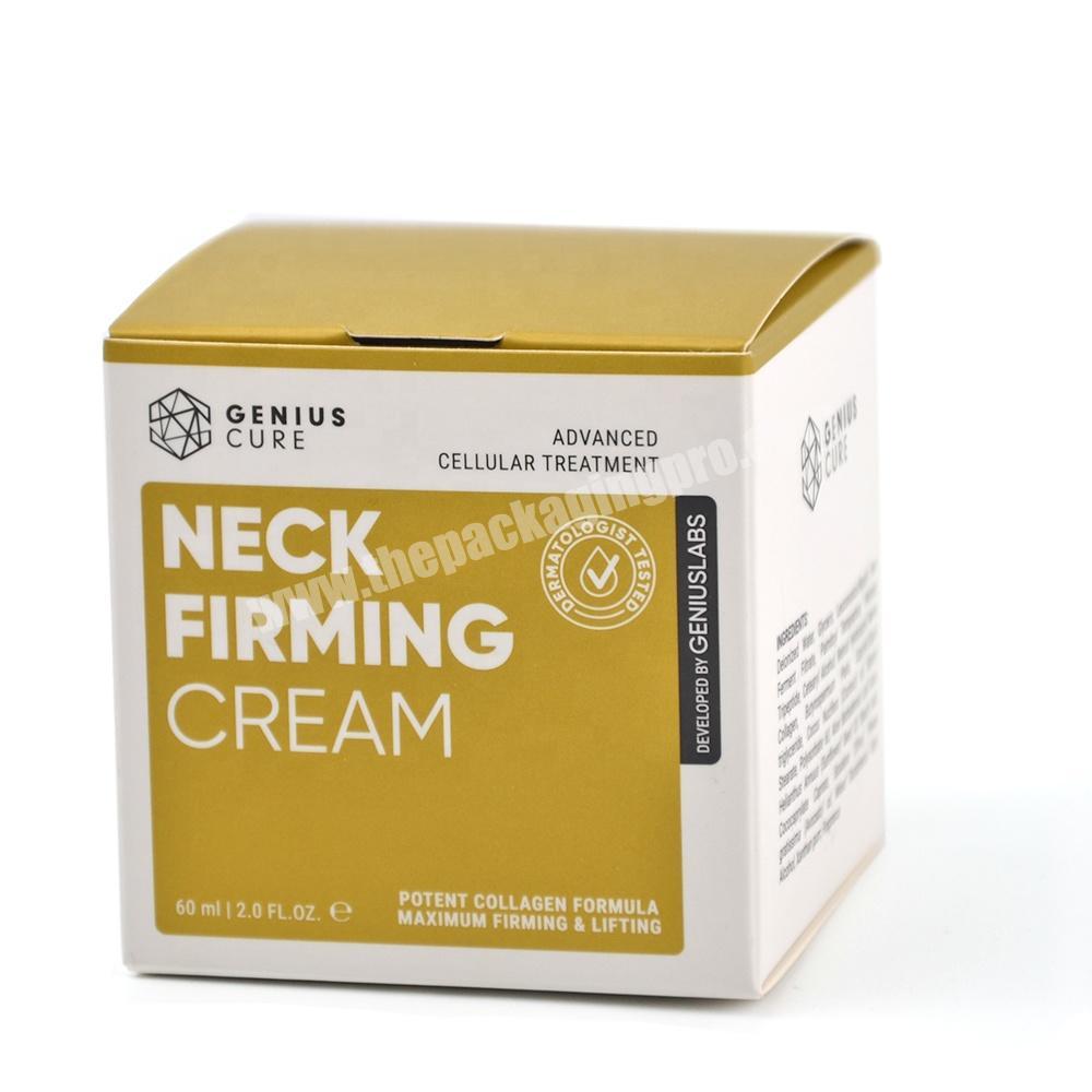 Cosmetic Packaging Boxes Neck Firming Cream Packaging Box