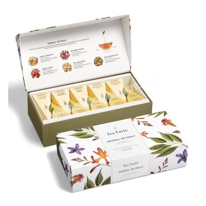 Creative biodegradable custom cardboard tin milk tea gift packaging tube carton tea bags paper packaging box for tea