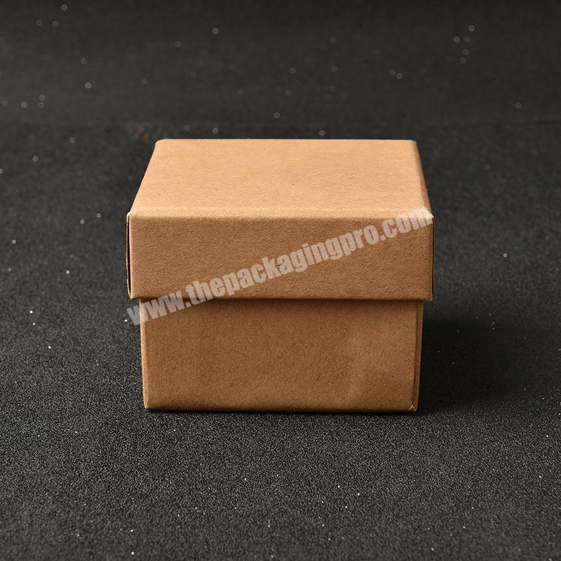 Creative ornament gift box Kraft paper jewelry custom watch packaging gift packaging paper box factory wholesale