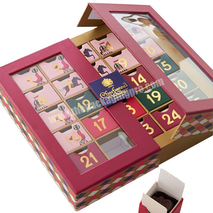 Custom  advent calendar box display box for Christmas