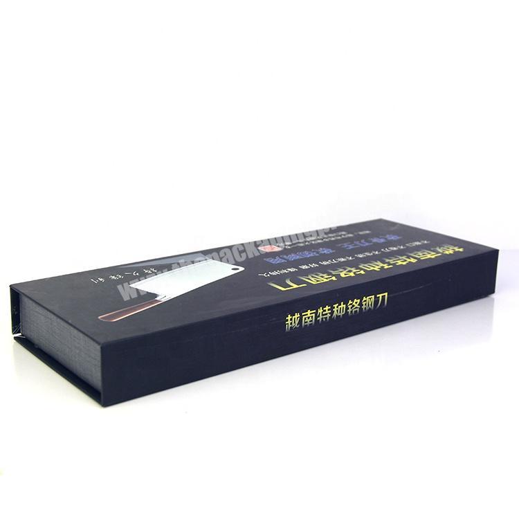 Custom Black color cardboard printing matt paper packaging paper gift box
