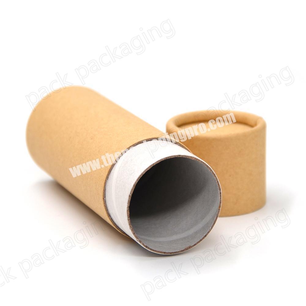 Eco friendly big size 75g deodorant sticks containers push up paper tube packaging