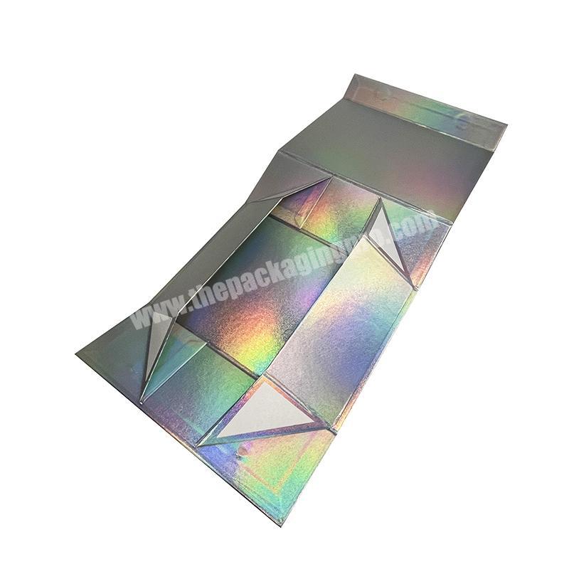 Custom Colorful Large Clamshell Folding Suit Gift Packaging Box