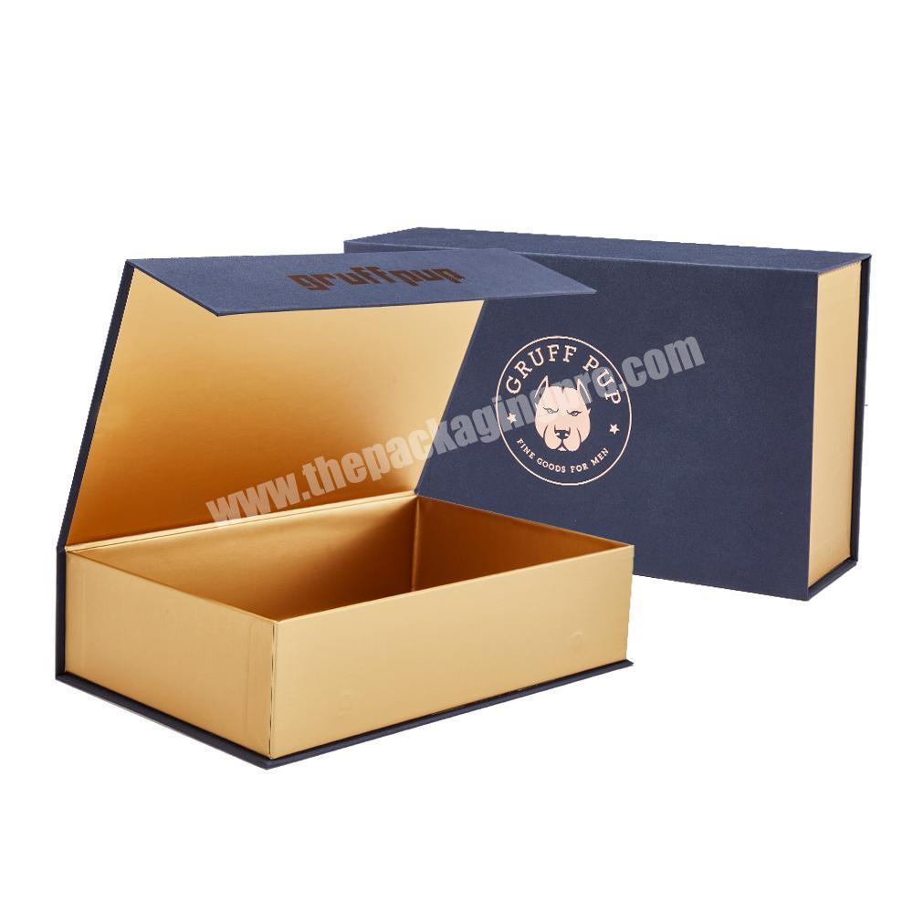Custom Colorful Reusable Hard Large Gift Box With Lid For Clothes And Shoes Luxury Magnetic Gift Box Packaging