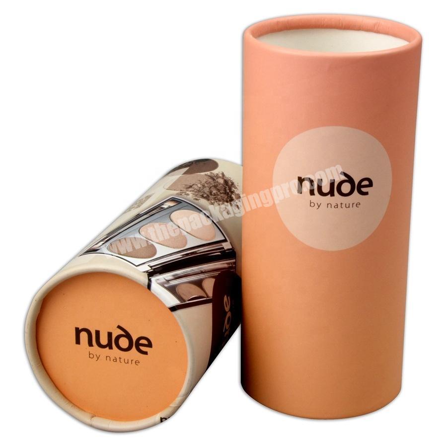 Custom Corrugated Luxury Clothes t-shirt Paper cardboard cylinder tube packaging