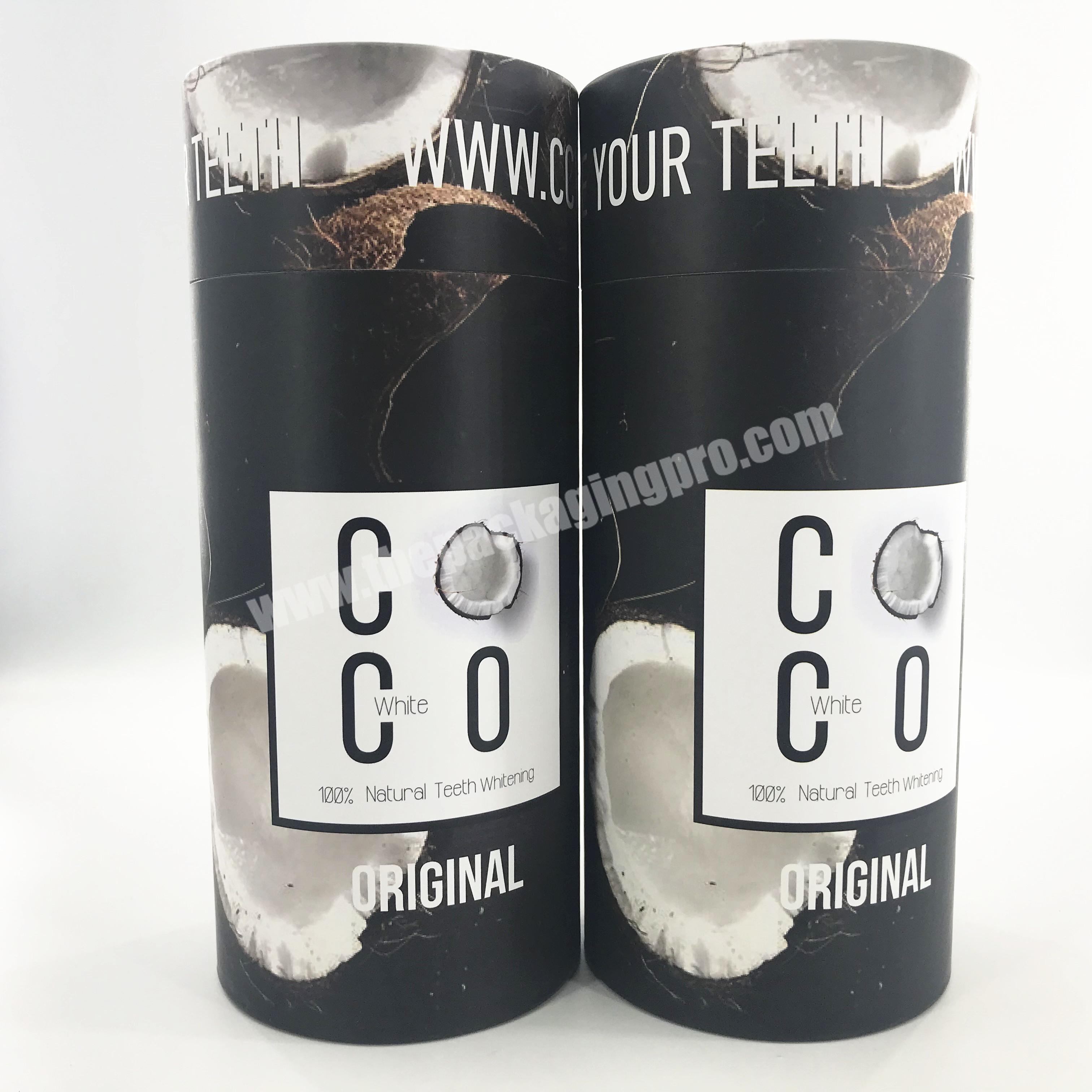Custom Cosmetics Blush Loose Powder Jar Shakers Cardboard Containers Paper Tube Packaging