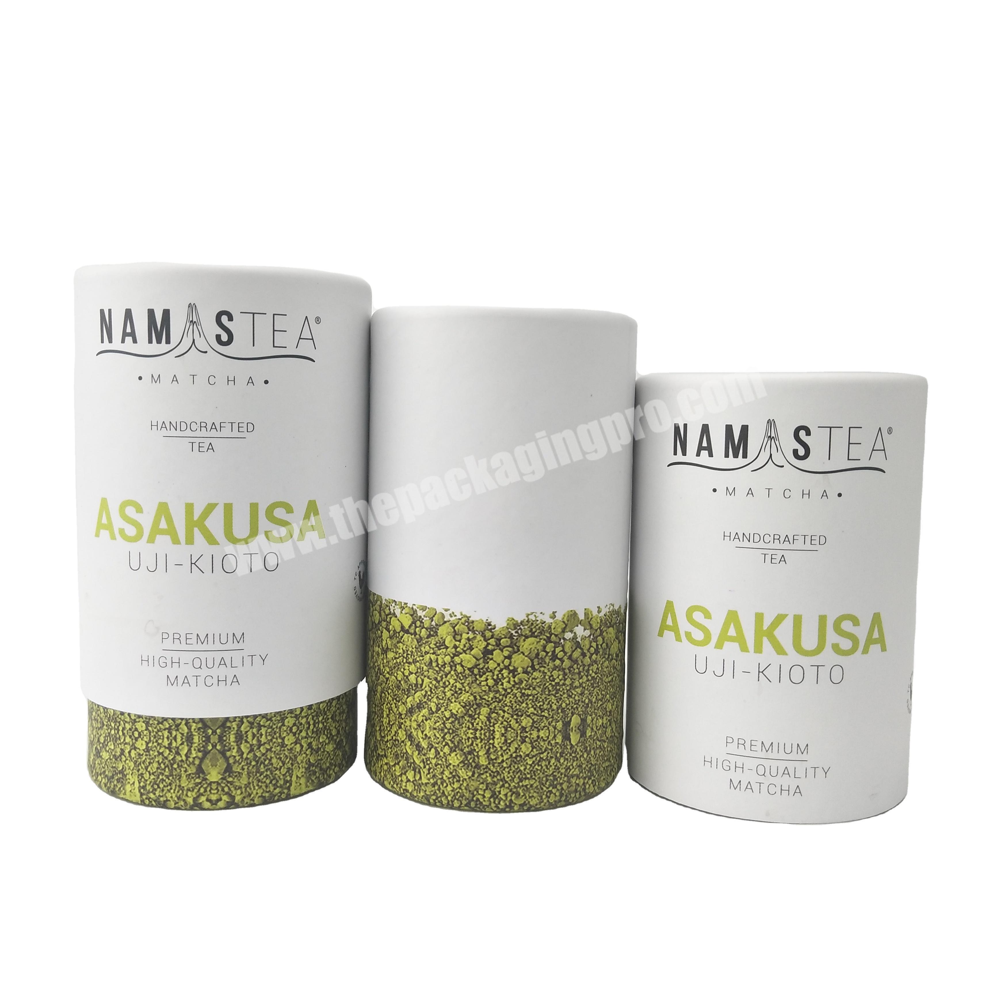Custom Cylinder Tea Packing Box paper Packaging Box For Tea