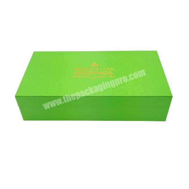 Custom Design High Quality Luxury Cardboard Gift Packaging Tea Box