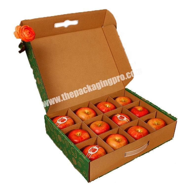 Custom Design Low Price cardboard corrugated paper Fruit Packaging Boxes