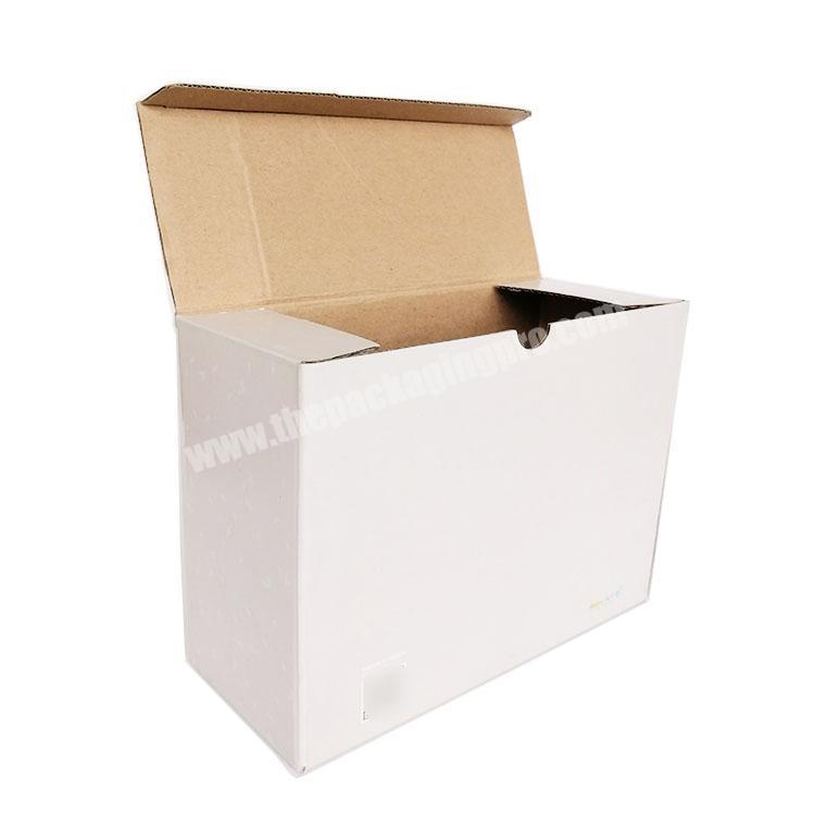 Custom Design Printed Logo Free samples Folding Corrugated Cosmetic Packaging Boxes